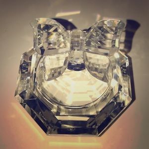 Sorelle Cut Crystal Butterfly Jewelry Box